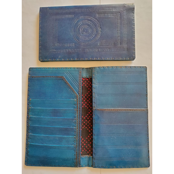 Leather Wallet (blue)